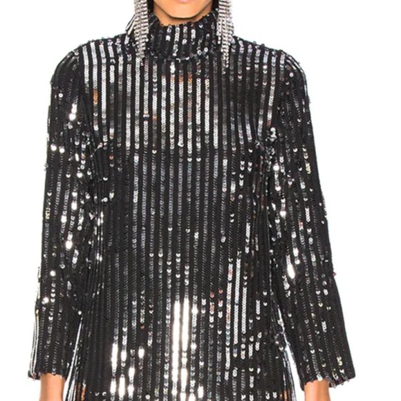 NWT RIXO Bardot Sequin Mini Dress Size Small - Picture 7 of 9